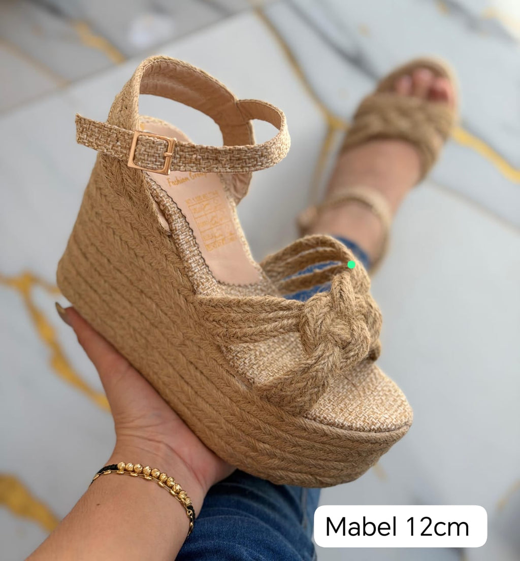 Sandalia Mabel – Cuña Espadrille 12cm